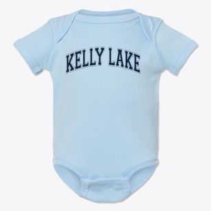 Kelley Lake Elementary School Varsity Arch Baby Onesie