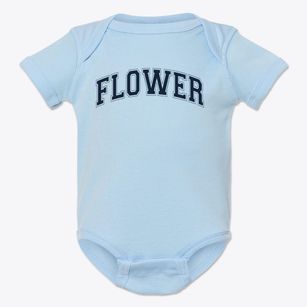 Flower Vocational High School Varsity Arch Baby Onesie