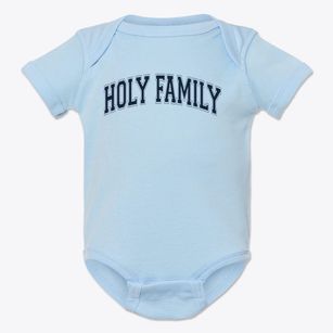 Holy Family Lutheran School Varsity Arch Baby Onesie