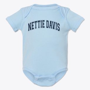 Nettie Davis Elementary School Varsity Arch Baby Onesie