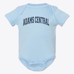 Adams Central Middle School Varsity Arch Baby Onesie