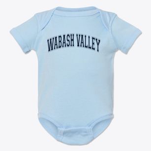 Wabash Valley Varsity Arch Baby Onesie