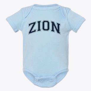 Zion Lutheran School Varsity Arch Baby Onesie