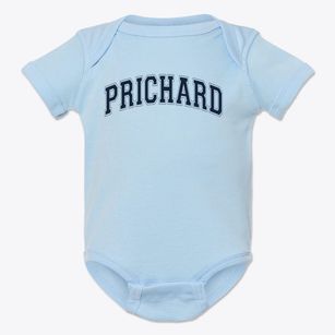 Prichard Elementary School Varsity Arch Baby Onesie