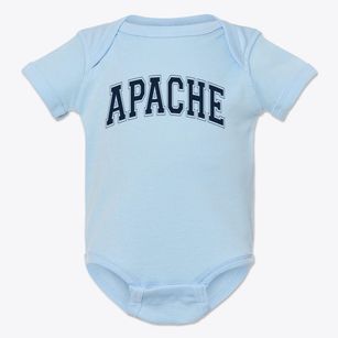 Apache Elementary School Varsity Arch Baby Onesie