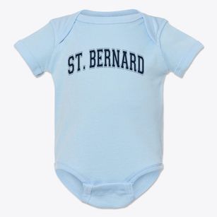 St. Bernard School Varsity Arch Baby Onesie