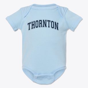 Thornton Friends Upper School Varsity Arch Baby Onesie