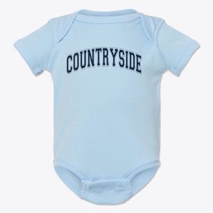 Countryside Christian School Varsity Arch Baby Onesie