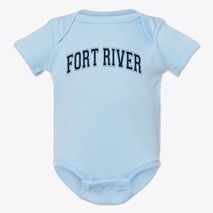 Fort River Elementary School Varsity Arch Baby Onesie
