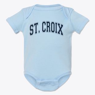 Saint Croix Catholic School Varsity Arch Baby Onesie