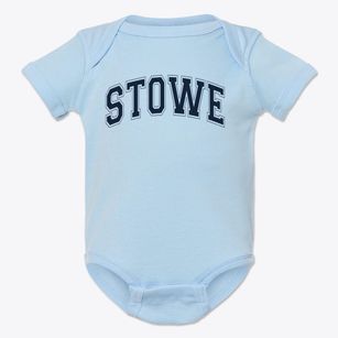 Stowe Elementary School Varsity Arch Baby Onesie