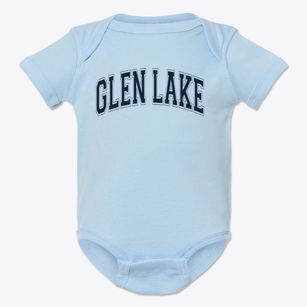 Glen Lake Elementary School Varsity Arch Baby Onesie