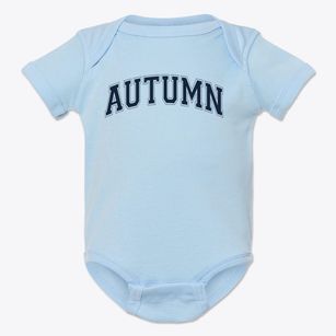 Autumn Hill State School 40 Varsity Arch Baby Onesie
