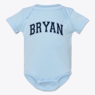 Bryan High School Varsity Arch Baby Onesie