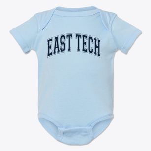 East Career & Technical Academy Varsity Arch Baby Onesie