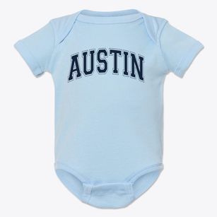 Austin Elementary School Varsity Arch Baby Onesie