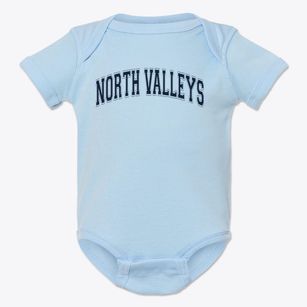 North Valleys High School Varsity Arch Baby Onesie