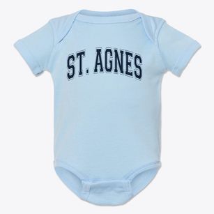 Saint Agnes School Varsity Arch Baby Onesie