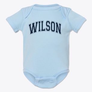 Wilson Elementary School Varsity Arch Baby Onesie
