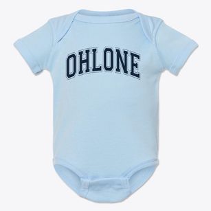 Ohlone Elementary School Varsity Arch Baby Onesie
