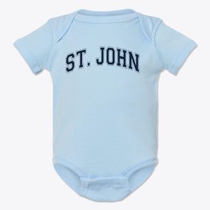 Saint John The Evangelist School Varsity Arch Baby Onesie