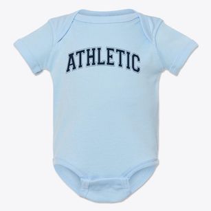 Athletic High School Varsity Arch Baby Onesie
