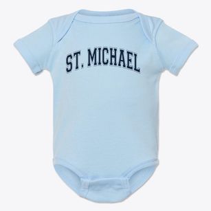 St. Michael Academy Varsity Arch Baby Onesie