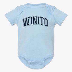 Winito High School Varsity Arch Baby Onesie