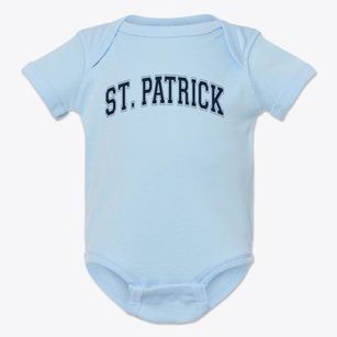 Saint Patrick School Varsity Arch Baby Onesie