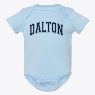 Dalton School Varsity Arch Baby Onesie