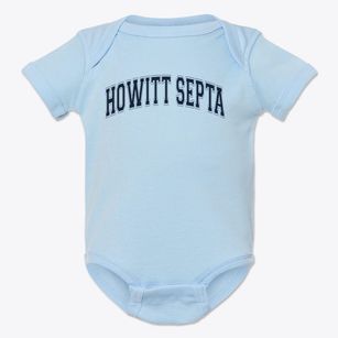Howitt Middle School Septa Varsity Arch Baby Onesie