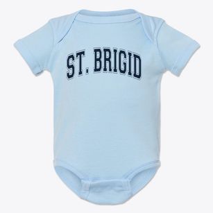 Saint Brigid School Varsity Arch Baby Onesie