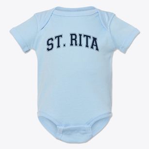Saint Rita School Varsity Arch Baby Onesie