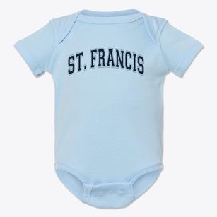 Saint Francis Assisi School Varsity Arch Baby Onesie