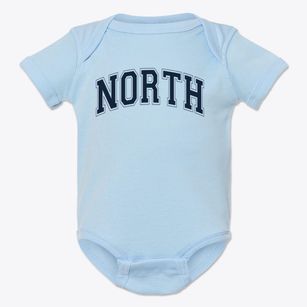 North Elementary School Varsity Arch Baby Onesie