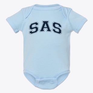 Syracuse Academy Of Science Varsity Arch Baby Onesie