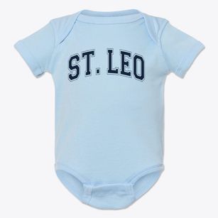 Saint Leo School & Church Varsity Arch Baby Onesie