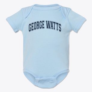 George Watts Elementary School Varsity Arch Baby Onesie