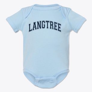 Langtree Charter Varsity Arch Baby Onesie