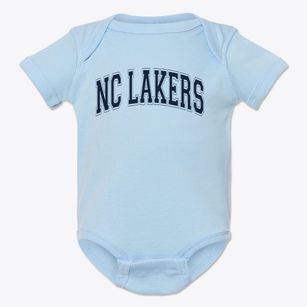 Nc Lakers Varsity Arch Baby Onesie