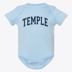 Temple Christian School Varsity Arch Baby Onesie