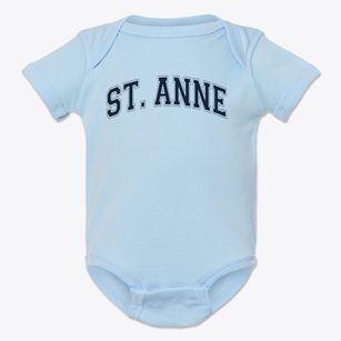 Saint Anne Catholic School Varsity Arch Baby Onesie