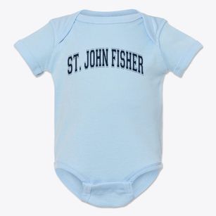 Saint John Fisher School Varsity Arch Baby Onesie