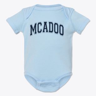 Mcadoo Catholic Elementary School Varsity Arch Baby Onesie