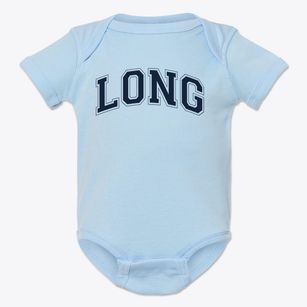 Long Middle School Varsity Arch Baby Onesie