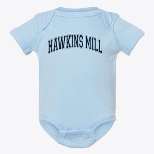 Hawkins Mill Elementary School Varsity Arch Baby Onesie