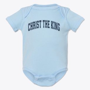 Christ The King Lutheran School Varsity Arch Baby Onesie