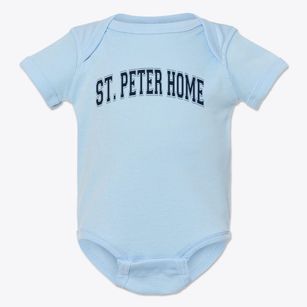 Saint Peter Home School Varsity Arch Baby Onesie