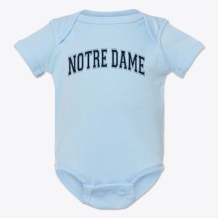 Notre Dame High School Varsity Arch Baby Onesie