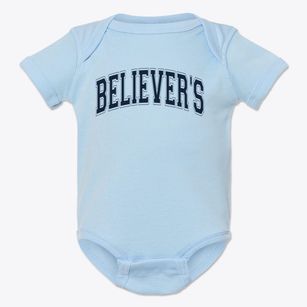 Believer's Academy Varsity Arch Baby Onesie